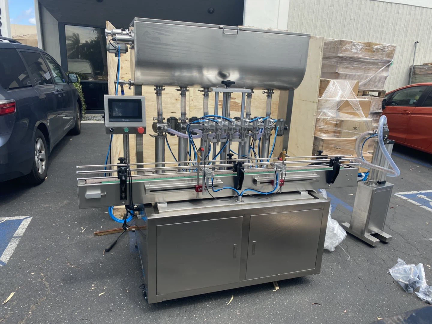 Automatic 6 Heads Filling Machine