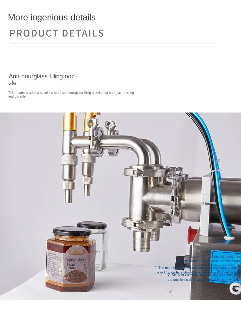 Semi Automatic 2 Nozzle Filling Machine