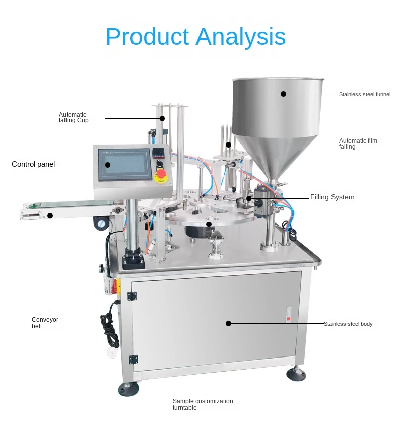 water cup filling sealing machine