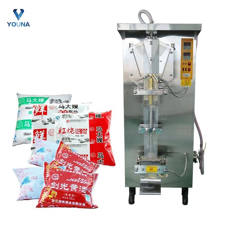 Automatic Mineral Water/Milk/Mustard Oil/Honey/Juice/Juse Liquid Plastic Sachet Small Pouch Bag Vertical Packing Packaging Machine Price