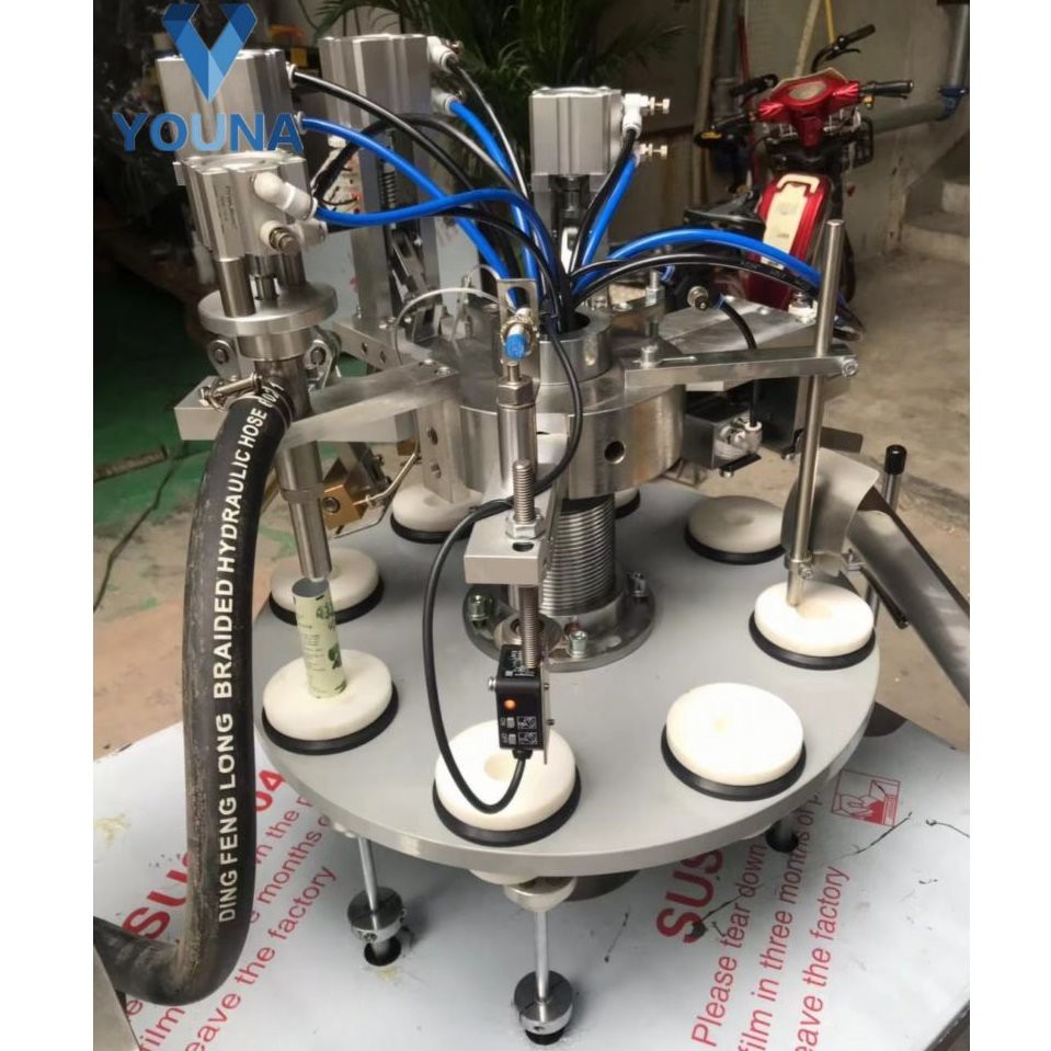 2019 New Design Semi Auto Ultrasonic Tube Filling Sealing Machine for Cosmetics Oval Plastic Tube