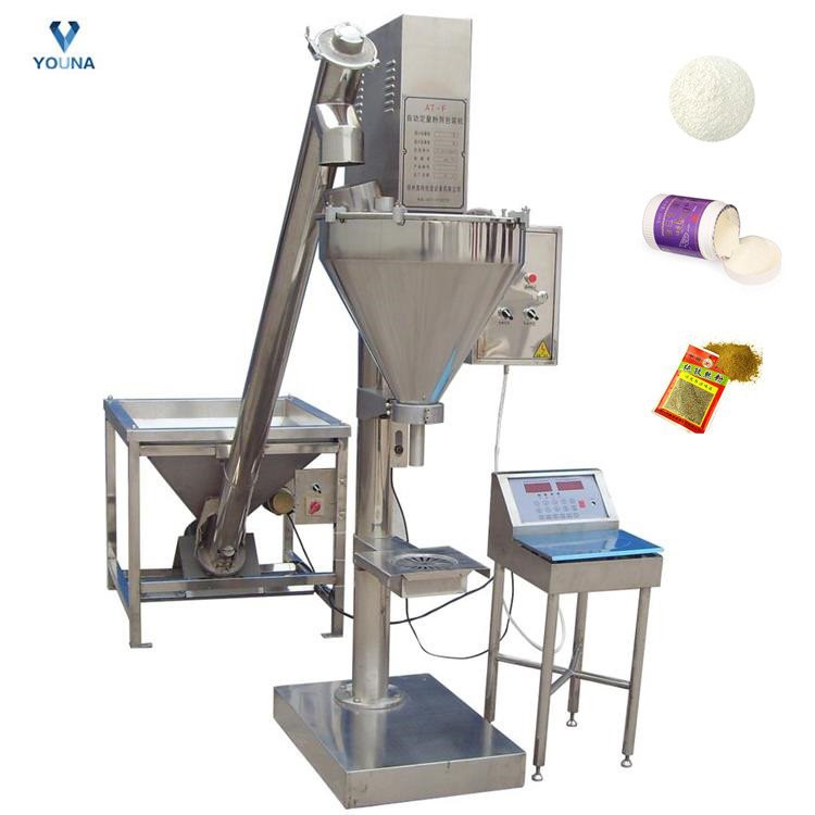 China Semi Automatic Dry Talcum Powder Auger Filler Filling Machine Price