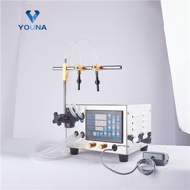 Low Price Manual Single Head Magnetic Pump Liquid Bottle Filling Small Desktop Liquid Filling Machine