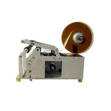 Semi Automatic Labeling Machine For Round Bottle
