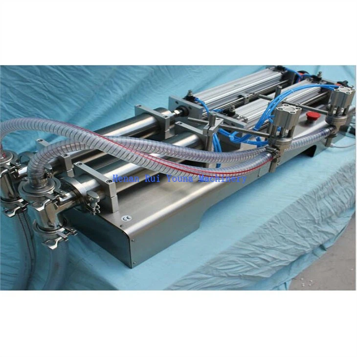 2 nozzle olive oil filling machine (4)