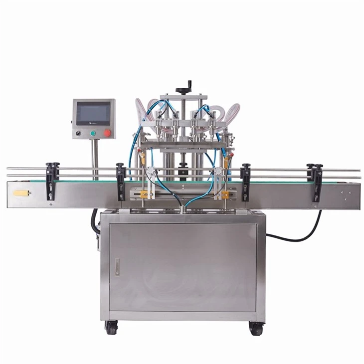 Automatic 6 Nozzle Liquid Filling Machine