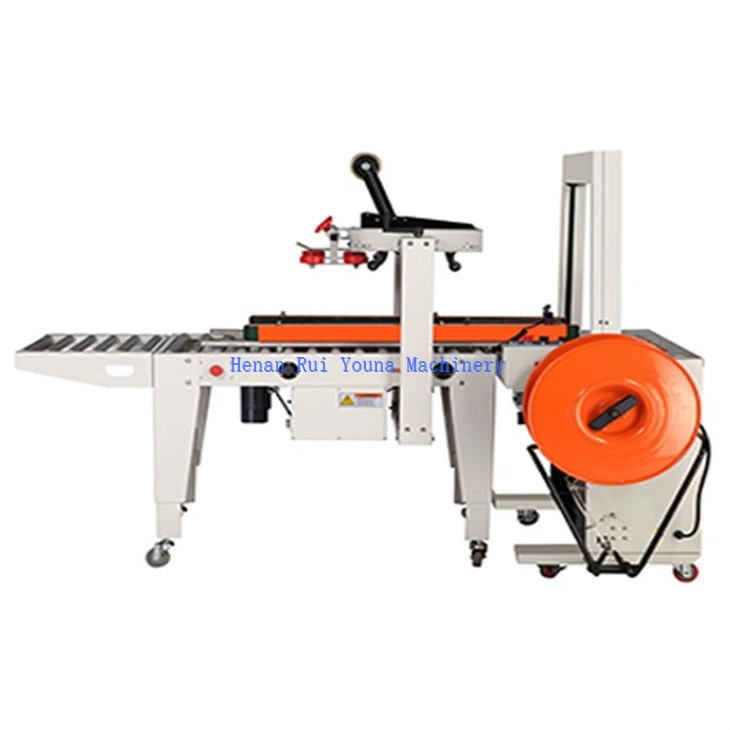 Carton Cover Folding Sealing Strapping Machine