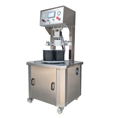 Semi Automatic Glass Jar Vaccum Cap Sealer