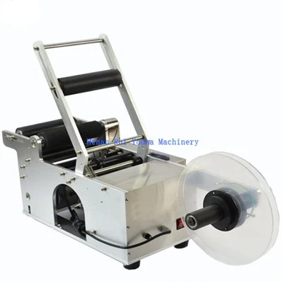 Semi Automatic Round Bottle Stick Labeling Machine