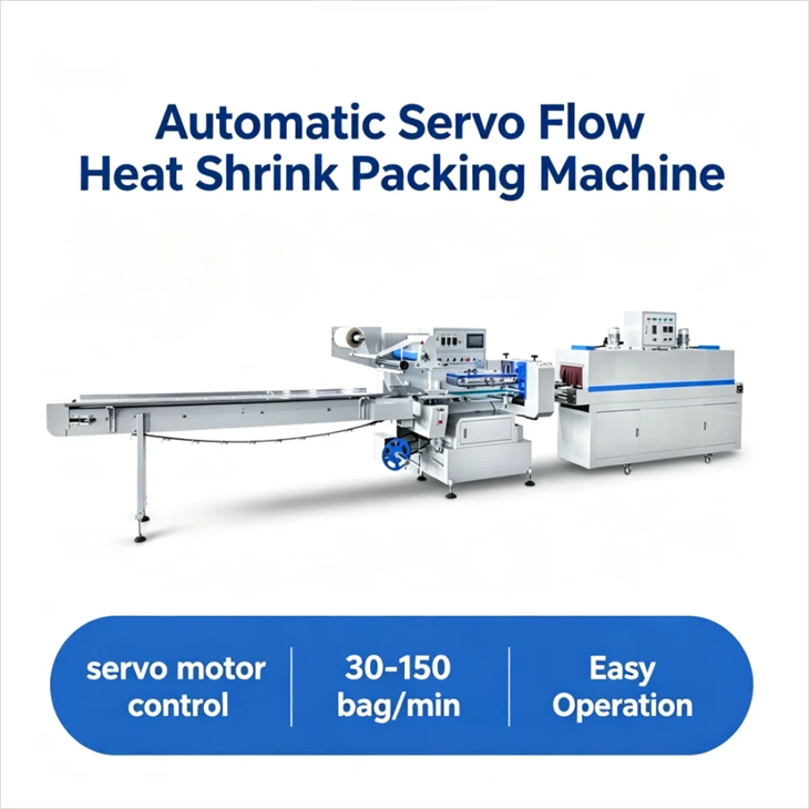 Automatic Sealing With Shrink Tunnel