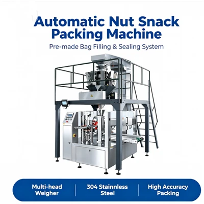 Automati Plastic Bag Pouch Cashew Nut Packing Machine