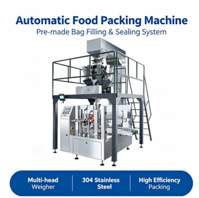 Automatic Food Packing Machine For Sugar Snack Chocolate Candy