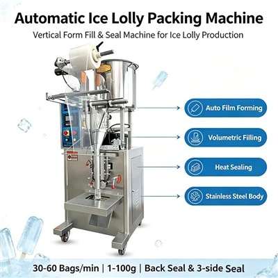 Automatic Ice Lolly Packing Machine